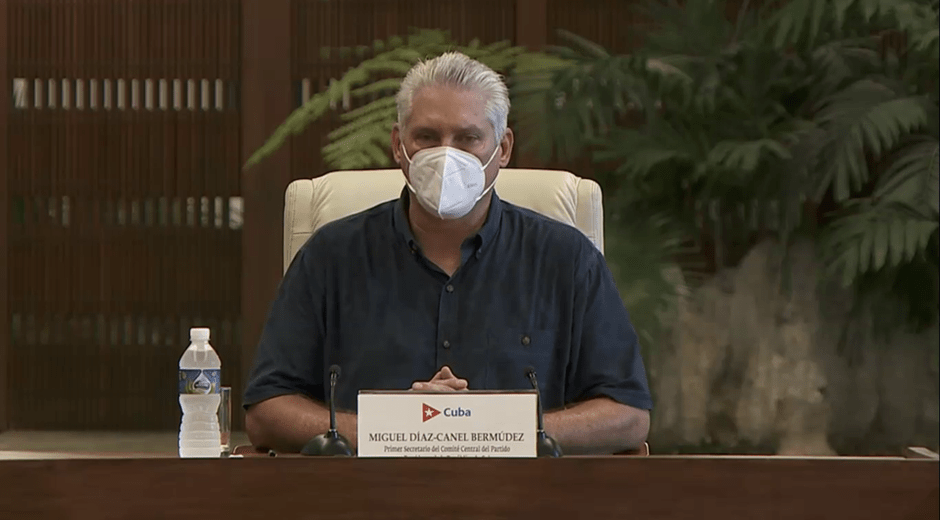 Díaz-Canel al pueblo de Cuba: “La orden de combate está dada, a la calle los revolucionarios”